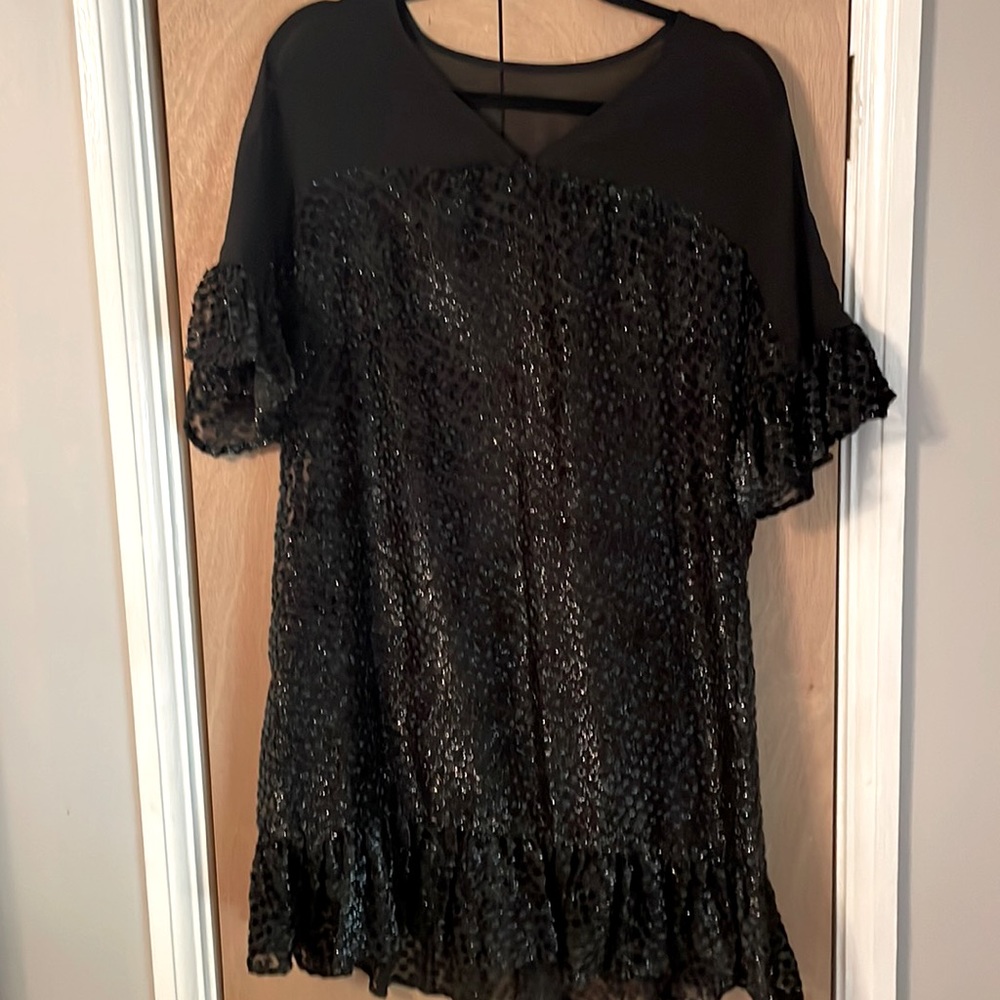Anthropologie Amadi Lucinda textured tunic mini party dress